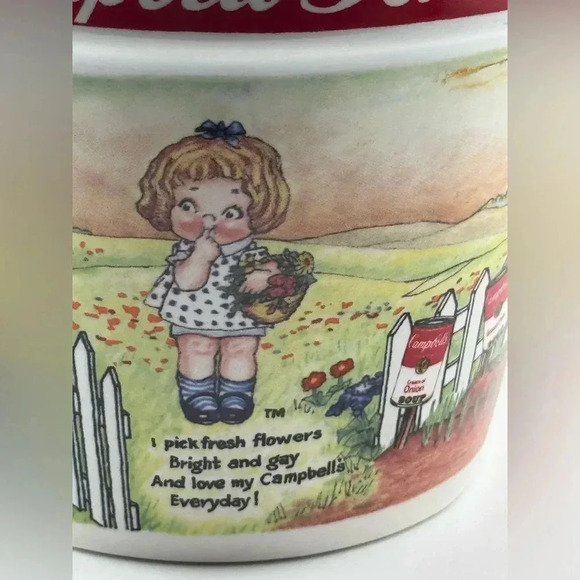 VINTAGE Campbell Soup Campbell Kids By Westwood 1998 Soup Mugs Set of 4 - Picture 9 of 11